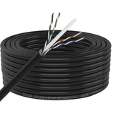 CAT6A Pure Copper Ethernet Cable (Black, 10Gbps) FEDUS