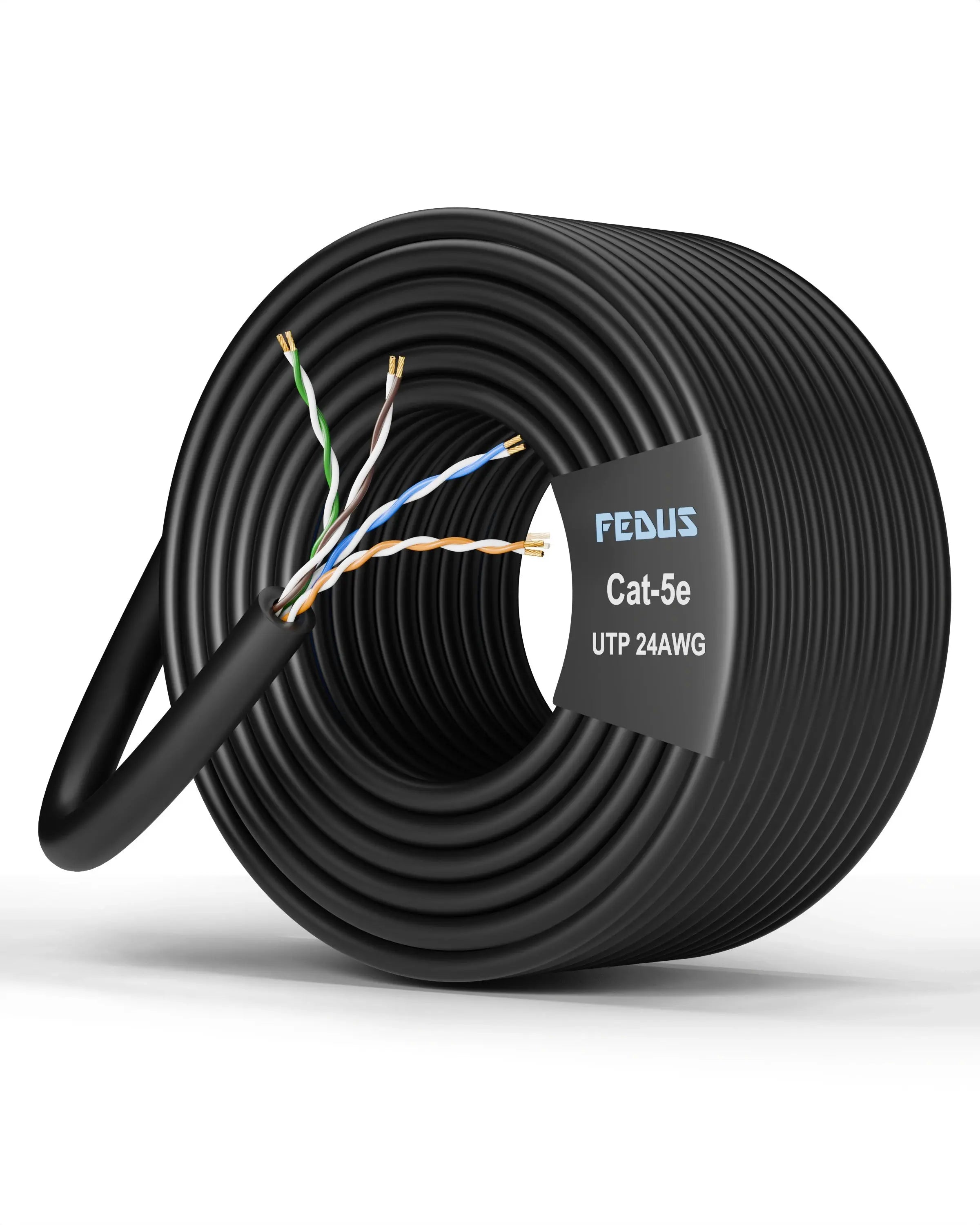FEDUS 1000 MBPS High Speed RJ45 Cat5e Ethernet Patch Cable LAN Cable Internet Network Computer Cable Cord High Speed Gigabit Category 5 Wires for Modem, Router, Camera, LAN ADSL BLUE FEDUS