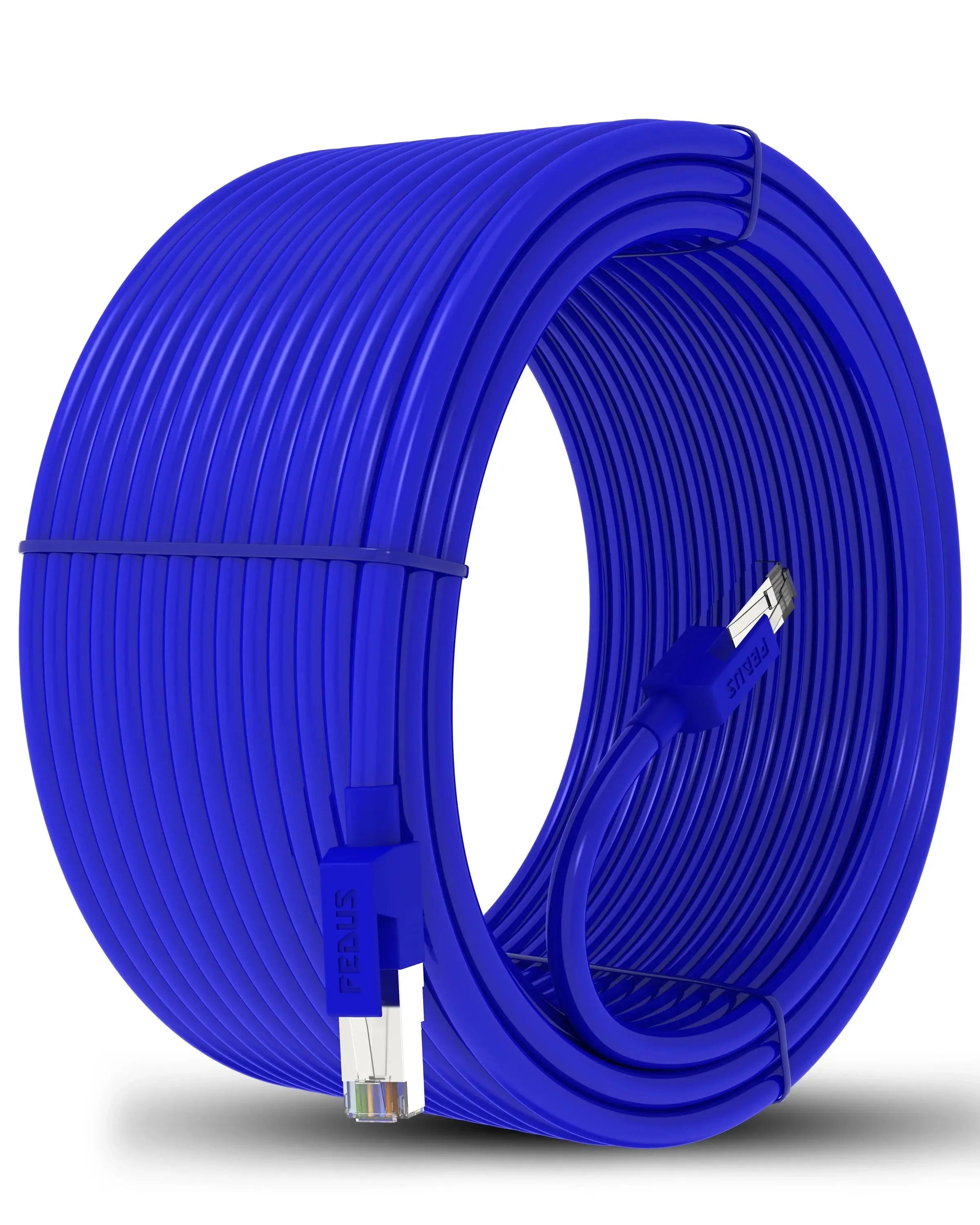 FEDUS 1000 MBPS High Speed RJ45 Cat5e Ethernet Patch Cable LAN Cable Internet Network Computer Cable Cord High Speed Gigabit Category 5 Wires for Modem, Router, Camera, LAN ADSL BLUE FEDUS