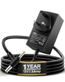 FEDUS 12V 1.5Amp DC Power Adapter, Power Supply, SMPS for LCD Monitor, TV, LED Strip, CCTV, 12 Volt 1.5 Amp Power Adapter, AC Input 100-240V DC Output 12 Volt 1.5 Amps - 2.5mm x 5.5mm Jack FEDUS