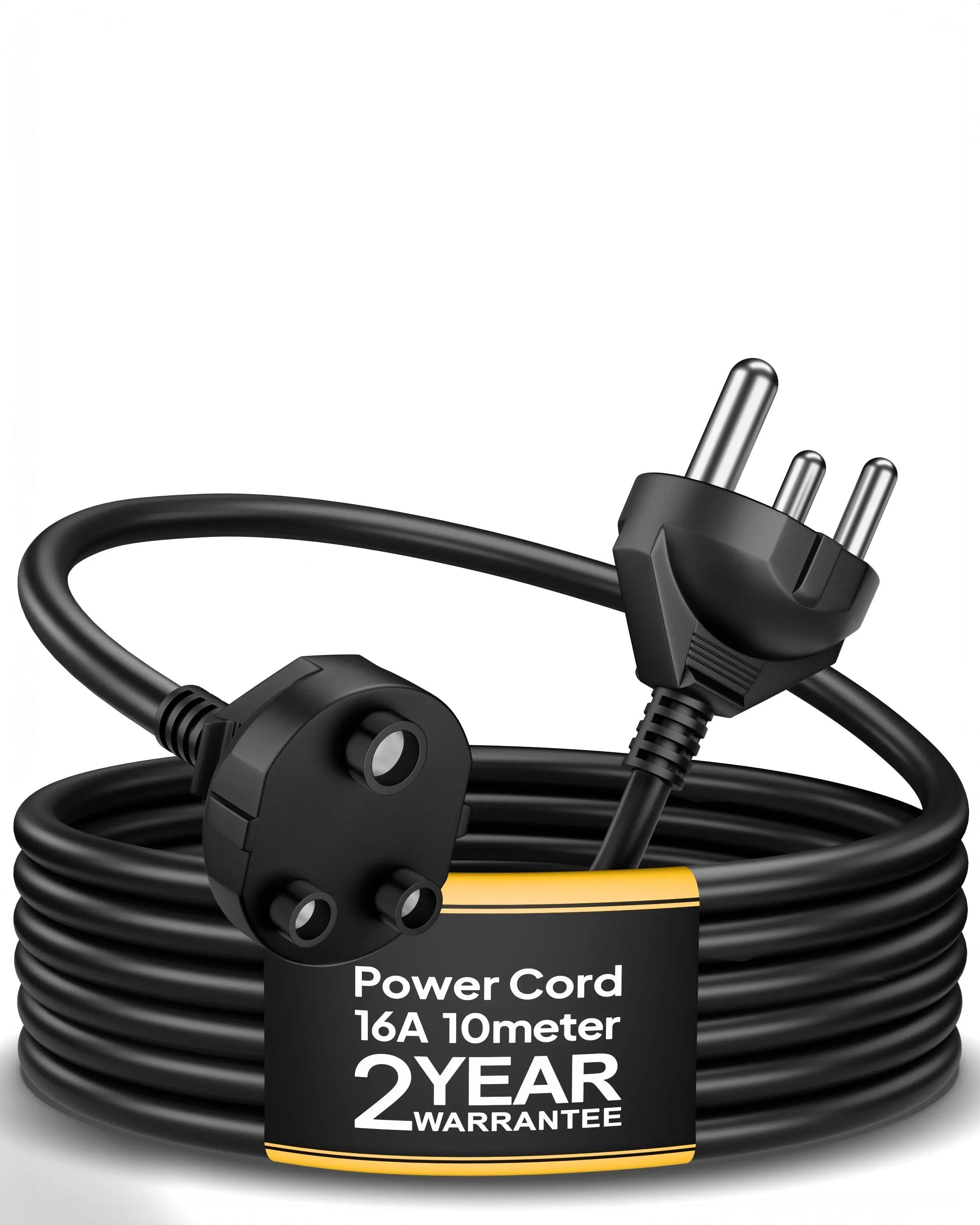 FEDUS 16Amp 3000W Heavy Duty Male to Female 3 Pin 16AMPS Power Extension Cord Wire 16A 16AWG Long Indoor Outdoor Power Extension Electrical Extender Power Cable for appliances Electronics Tool FEDUS
