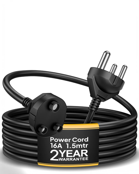 FEDUS 16Amp 3000W Heavy Duty Male to Female 3 Pin 16AMPS Power Extension Cord Wire 16A 16AWG Long Indoor Outdoor Power Extension Electrical Extender Power Cable for appliances Electronics Tool