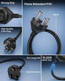 FEDUS 16Amp 3000W Heavy Duty Male to Female 3 Pin 16AMPS Power Extension Cord Wire 16A 16AWG Long Indoor Outdoor Power Extension Electrical Extender Power Cable for appliances Electronics Tool FEDUS