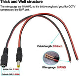 Cable with connectors and specifications labeled on a white background