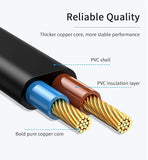 FEDUS Black 2-pin Universal Replacement AC Power Cord Cable Wire for LED TV, Printer, Play Station, Laptop PC Notebook Computer, Tape Recorder, Camera FEDUS