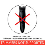 FEDUS Black 2-pin Universal Replacement AC Power Cord Cable Wire for LED TV, Printer, Play Station, Laptop PC Notebook Computer, Tape Recorder, Camera FEDUS