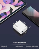 FEDUS 25W Fast Charging Type C & USB Fast Charger Adapter, PPS Protection, QC + PD, BIS Certified, for iPhone,Samsung,Oneplus, Android mobile, Tablets, Power Banks, Smart Watches, Earbuds