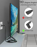 FEDUS 2-pin L-Shape Universal Replacement AC Power Cord Cable Wire for LED TV, Printer, Play Station, Laptop PC Notebook Computer, Tape Recorder, Camera (3 Meter Black) FEDUS