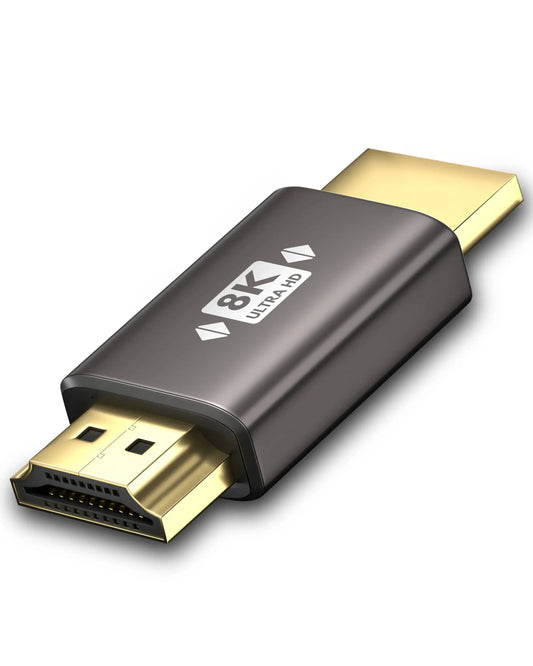 FEDUS 8K Ultra HD HDMI male to male connector HDMI Male Coupler Converter, HDMI Extension, HDMI 2.1 Adapter Extender for Led LCD TV Stick, Xbox, PS4 PS5, Supports 3D HDR, eARC, 8K@60Hz 4K@144Hz Cheeku Technologies