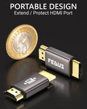 FEDUS 8K Ultra HD HDMI male to male connector HDMI Male Coupler Converter, HDMI Extension, HDMI 2.1 Adapter Extender for Led LCD TV Stick, Xbox, PS4 PS5, Supports 3D HDR, eARC, 8K@60Hz 4K@144Hz Cheeku Technologies