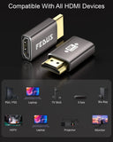 FEDUS 8K Ultra HD HDMI Connector HDMI Male to Female Converter, HDMI Extension, HDMI 2.1 Adapter Extender for TV Led LCD TV Stick, Xbox, PS4 PS5, Supports 3D HDR, eARC, 8K@60Hz 4K@144Hz Cheeku Technologies