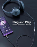 FEDUS Aux Cable for Speakers, Aux Extension Cable, 3.5 mm Male to Female Audio Cable TRS 3 Pole Stereo Audio Extender Cord Aux Cable for Car, Earphone, Headphone, Phone, Tablet FEDUS