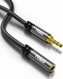 FEDUS Aux Cable for Speakers, Aux Extension Cable, 3.5 mm Male to Female Audio Cable TRS 3 Pole Stereo Audio Extender Cord Aux Cable for Car, Earphone, Headphone, Phone, Tablet FEDUS