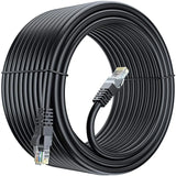 FEDUS Cat6 indoor Ethernet Cable, High Speed 550Mhz 10 Gigabit Speed Utp Lan Cable, Network Cable Internet Cable Rj45 Cable Lan Wire, 6 Wires For Laptop, Pc, Television, Router, Modem-Black Colour FEDUS