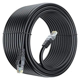 FEDUS Cat6 Heavy Duty Outdoor Cable Weatherproof/UV Resistant 1000mbps Ethernet Cable Suitable for Direct Burial Installations Cat6 Ethernet Patch Cable LAN Cable, Internet Network Cord FEDUS