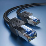 FEDUS Cat6 Heavy Duty Outdoor Cable Weatherproof/UV Resistant 1000mbps Ethernet Cable Suitable for Direct Burial Installations Cat6 Ethernet Patch Cable LAN Cable, Internet Network Cord FEDUS