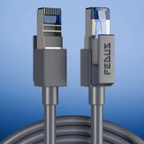 Cat6 Outdoor Ethernet Cable (Dark Grey, 1000Mbps) FEDUS
