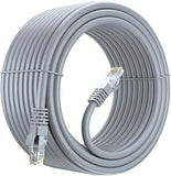 FEDUS Cat 7 Ethernet Cable Pure Bare Copper Double Shielded Outdoor & Indoor Lan Wire Heavy Duty High Speed Solid 24 AWG Network Cable 10Gbps, 600Mhz, Weatherproof S/FTP UV Resistant FEDUS