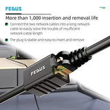 Cat8 Ethernet Extension Cable – RJ45 Male to Female, Shielded SFTP, 40Gbps 2000MHz FEDUS