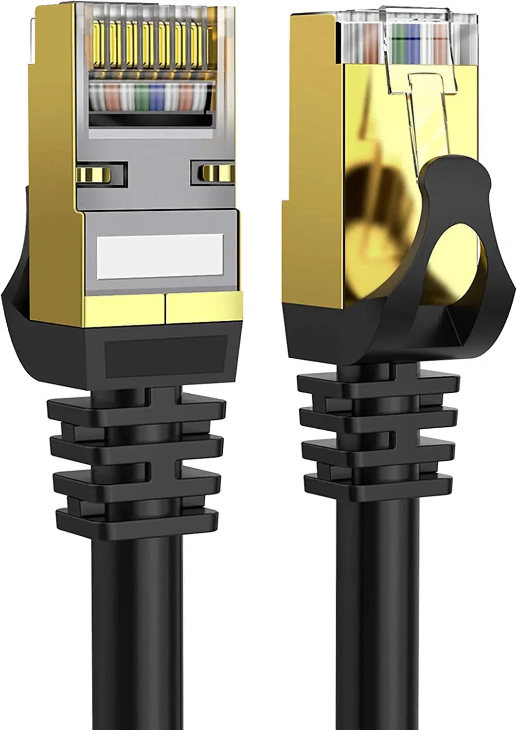 Cat 8 SFTP Ethernet Cable – Braided, Heavy Duty, 40Gbps, 2000MHz, Double Shielded FEDUS