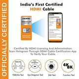 FEDUS Certified 4K Long HDMI Cable, Ultra HD 2.0 Support 4K 60Hz (HDR10 8/10bit 18Gbps HDCP2.2 ARC) 3D HDMI Cable Compatible with TV/Laptop/PC/Gaming, Video.