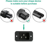 Computer Power Cable Cord – IEC Mains, for PC/Desktop/Monitor/Printer (Black/White) Cheeku Technologies