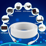 FEDUS Dc Male to Female Plug Cable 20AWG DC Power Adapter Extension Cord 2.1mm x 5.5mm DC 12V Power Adapter Dc Extension Cord For CCTV Camera, DVR, NVR, LED Strip, Baby Monitor, IP Camera, Black FEDUS