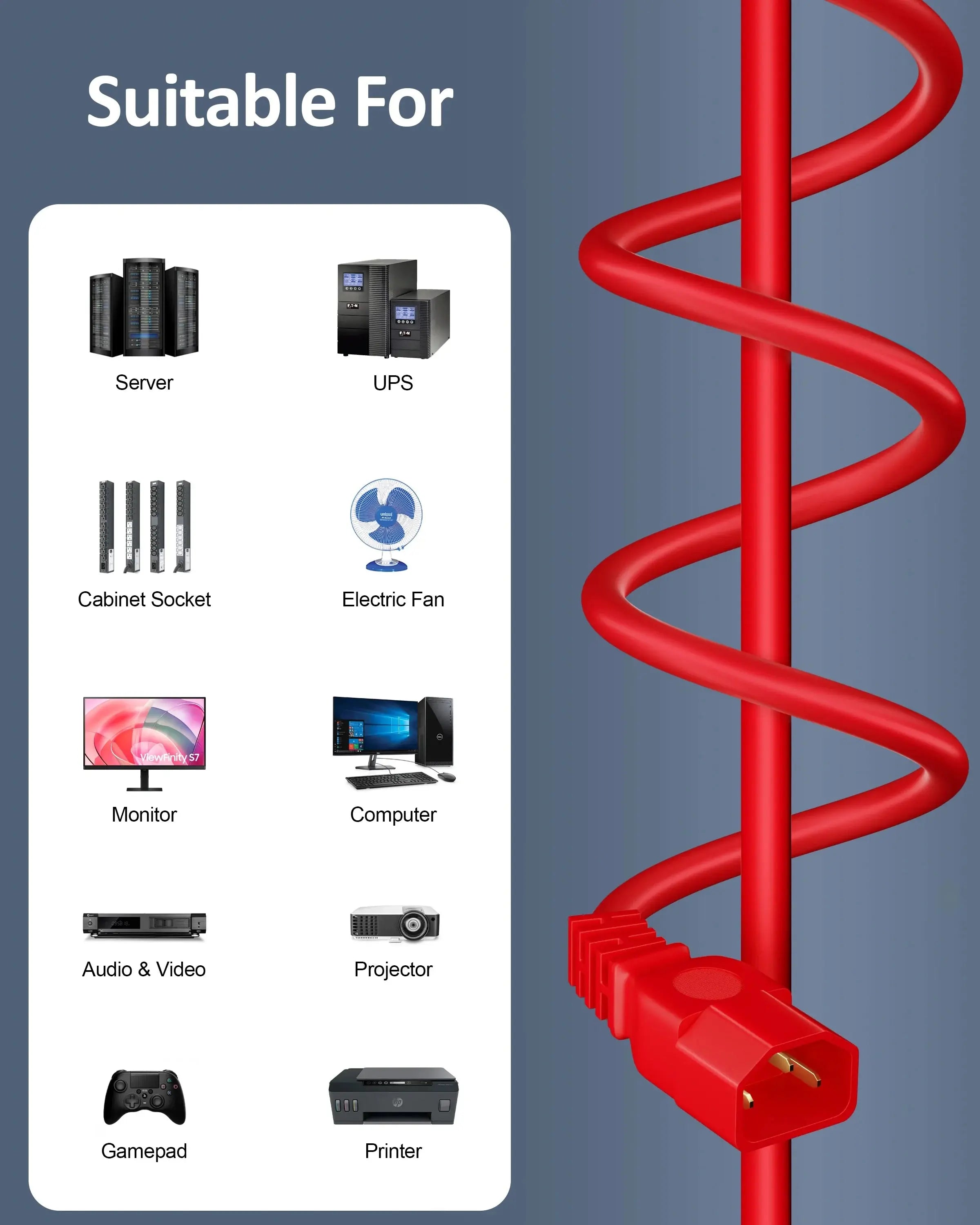 link power cable red