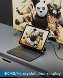 FEDUS 100W USB C Cable Gen2 5Gbps USB 3.2 PD Type-C Cable, L-Shape 4.9 Feet, 4K 60Hz Video Output Fast Charging Compatible with iPhone 17/16/15, NVMe SSD, Monitor, Galaxy S25/S24/S23 Ultra, MacBook