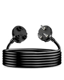 FEDUS 18AWG Heavy Duty Male to Female 3 Pin Power Extension Cord Wire, 10amp Indoor Outdoor Power Cord Extension Electrical Extender Power Cable for appliances, Electronics and Power Tools Cheeku Technologies