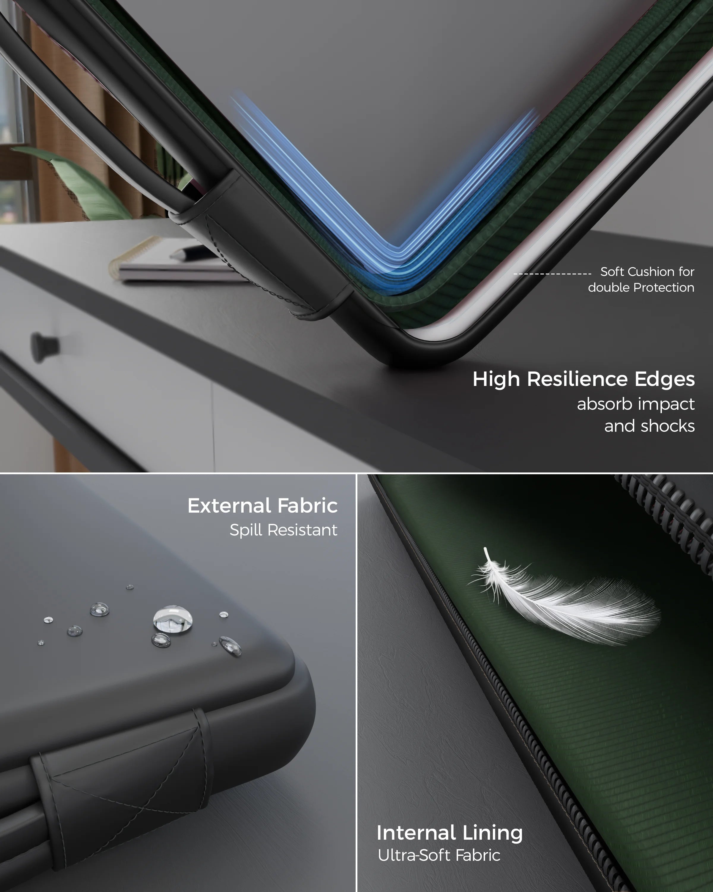 oro onyx black laptop sleeve 4