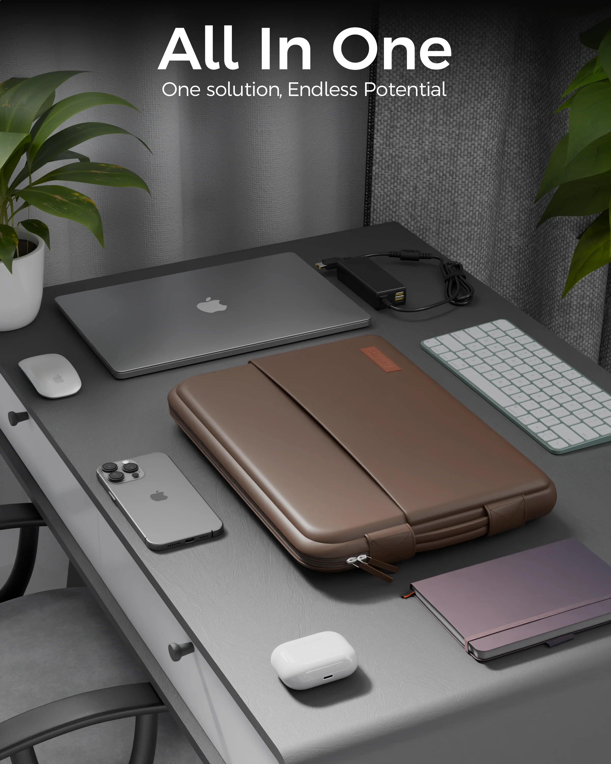 oro cinnemon brown laptop sleeve 9