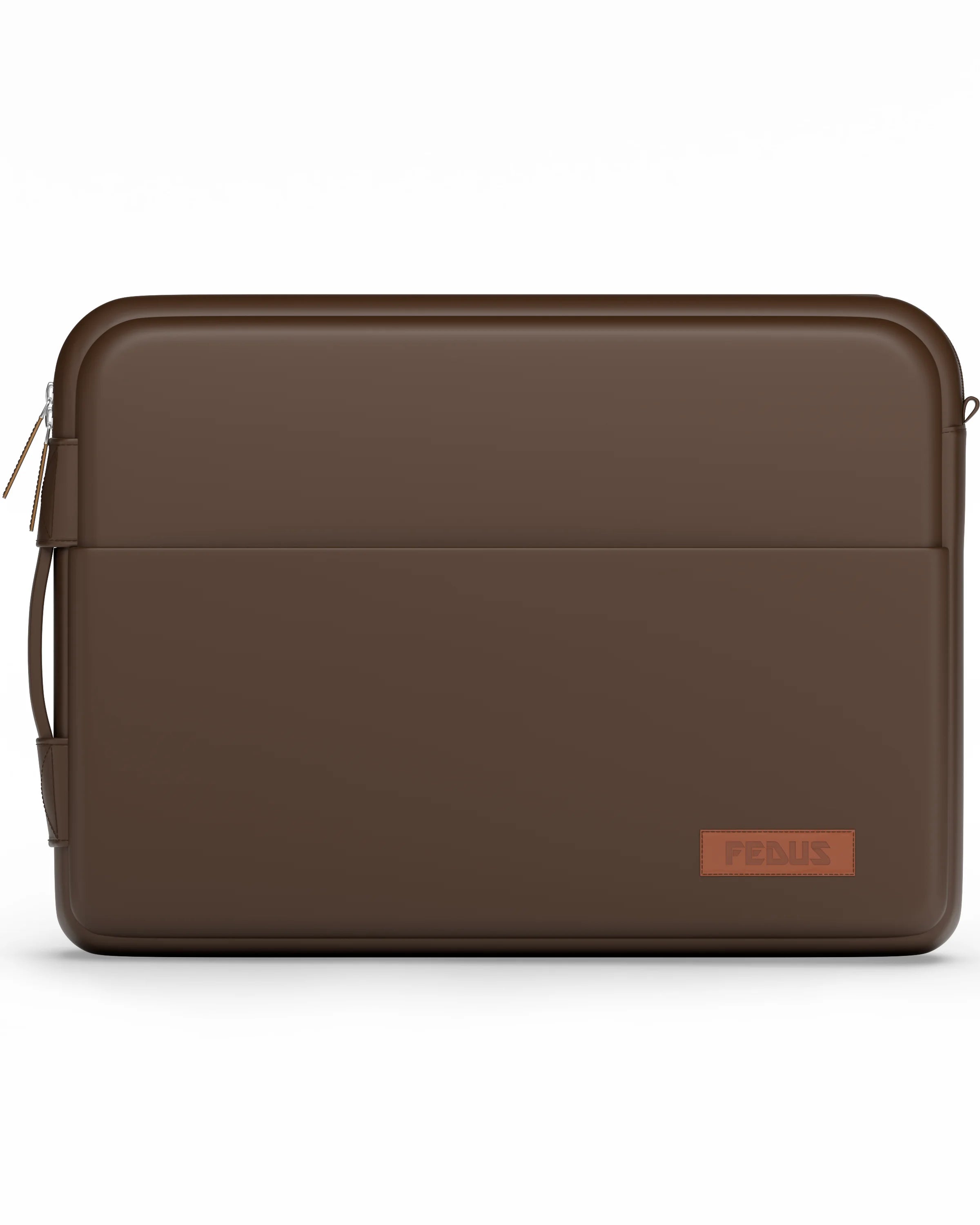 oro cinnemon brown laptop sleeve 1