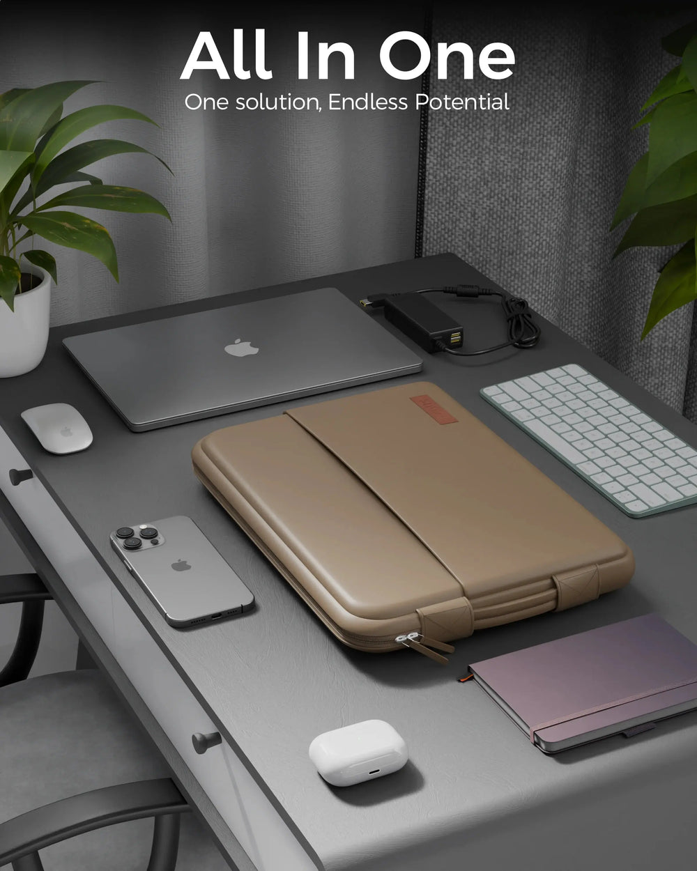 oro caramel sand laptop sleeve 9