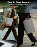 oro cloud grey laptop sleeve 8