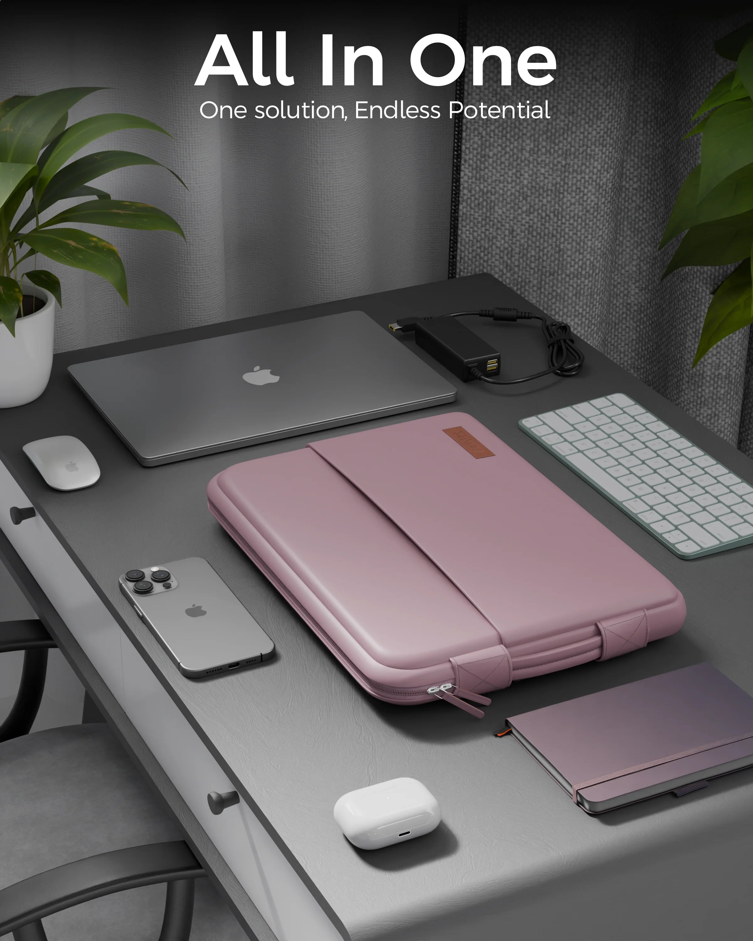 oro powder pink laptop sleeve 9