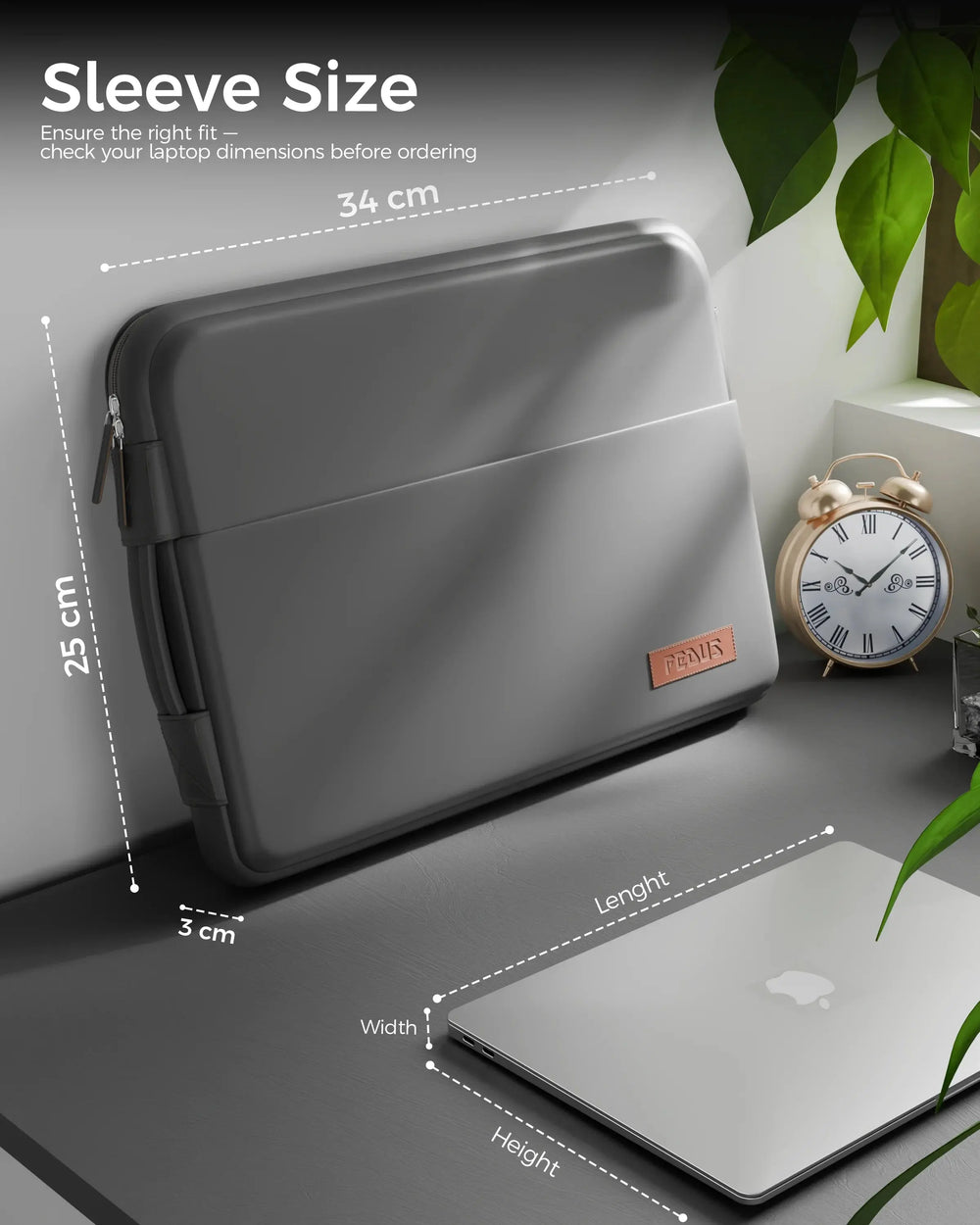 oro dim grey laptop sleeve 9