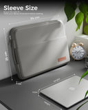 oro cloud grey laptop sleeve 10
