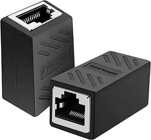 FEDUS RJ45 Coupler Ethernet Coupler Cat7, Cat6, Cat5e RJ45 8P8C Inline lan Coupler Ethernet Extender Adapter Adsl Extension Jointer Extending the Ethernet Cables Female to Female Connector FEDUS
