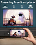 FEDUS Type C to HDMI Converter Cable 4K@60Hz USB C to HDMI Adaptor Cord, MAC Thunderbolt 3/4 Compatible Type C Converter for Laptop, Mobile, iPad Pro, MacBook, Chromebook, TV, Monitor