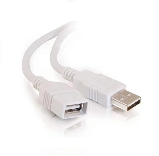 FEDUS USB 2.0 Male A to Female A Extension Cable Super Speed 5GBps for Printer/PC/External Hard Drive (Useful for LED/LCD TV USB Ports FEDUS
