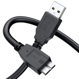 Fedus USB 3.0 A to Micro B SuperSpeed Cable for External & Desktop Hard Disk Drives Cable compatible for WD/Seagate/Toshiba//Hitachi External Hard Drives FEDUS