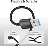 FEDUS USB A to A Cable, High Speed USB 2.0 Type A Male to A Male Cable USB to USB Cord, for Data Transfer Hard Drive Enclosures, Printers, Modems, Cameras, Scanners, Laptop Cooling Pad FEDUS