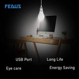 FEDUS USB Bulb for Power Bank, USB led Light for Power Bank, USB Light for Mobile Lamp/LED USB Bulb Mini LED Night Light led Portable Light - White FEDUS