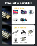 FEDUS USB C Extension Cable10Gbps, USB Type C 3.1 Gen 2 Male to Female Extension Charging 4K Video Sync wire C Type Male to Female Extender Cord Cheeku Technologies