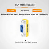 FEDUS VGA Jointer Coupler Joiner Extender 15 Pin Female to Female Coupler Cable Extender Female Both Side Female to Female Gender Changer FEDUS