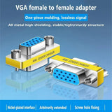 FEDUS VGA Jointer Coupler Joiner Extender 15 Pin Female to Female Coupler Cable Extender Female Both Side Female to Female Gender Changer FEDUS