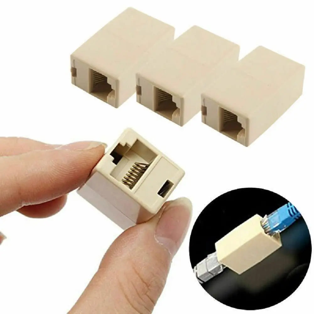 RJ45 Cat5e & Cat6 LAN Coupler Joiner FEDUS