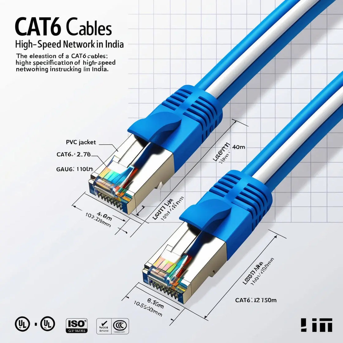 Cat6 Cables Specification in India for High-Speed Networking FEDUS