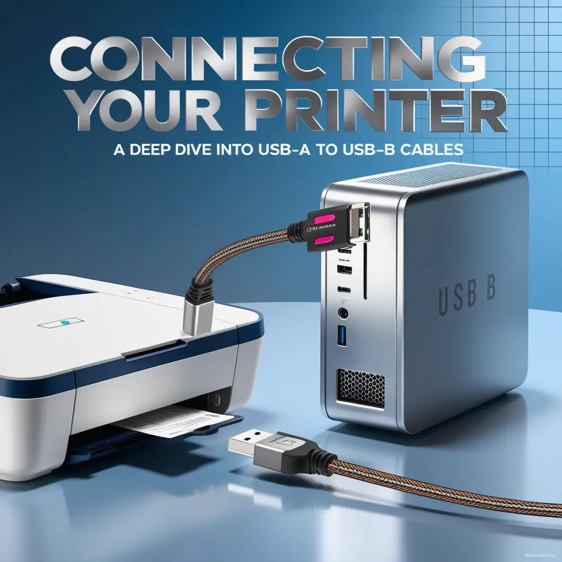Connecting Your Printer: A deep Drive into USB-A to USB-B Cables FEDUS